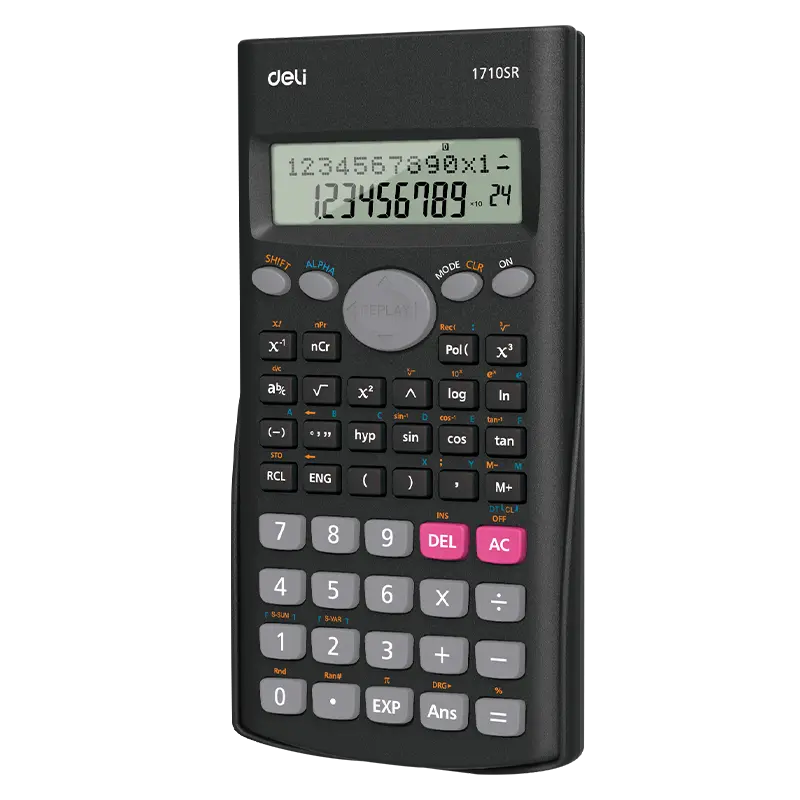 deli E1710SR Scientific Calculator, Dark Blue