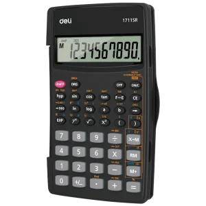 deli E1711SR Scientific Calculator, Black