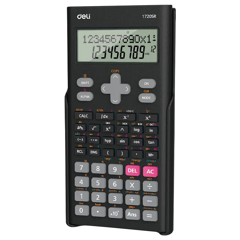 deli E1720SR Scientific Calculator, Dark Grey