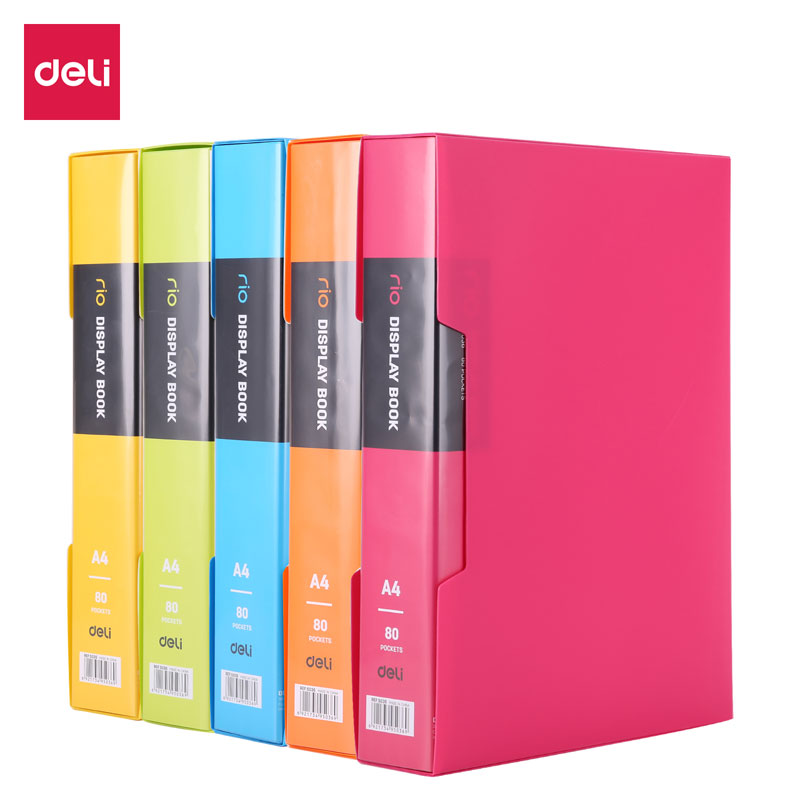deli E5036 Office Display Book, Page A4-80, Assorted Colors - Image 29