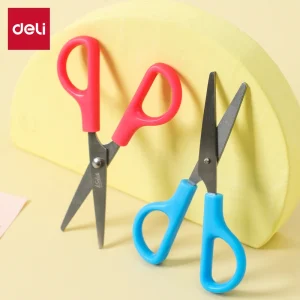 deli E6020 Scissors, Red, Blue