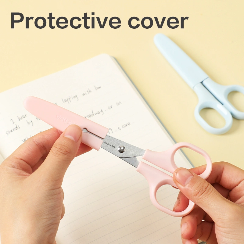 deli E6022A Scissors, Pink, Blue - Image 4