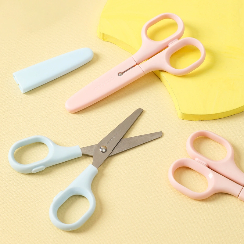 deli E6022A Scissors, Pink, Blue - Image 6