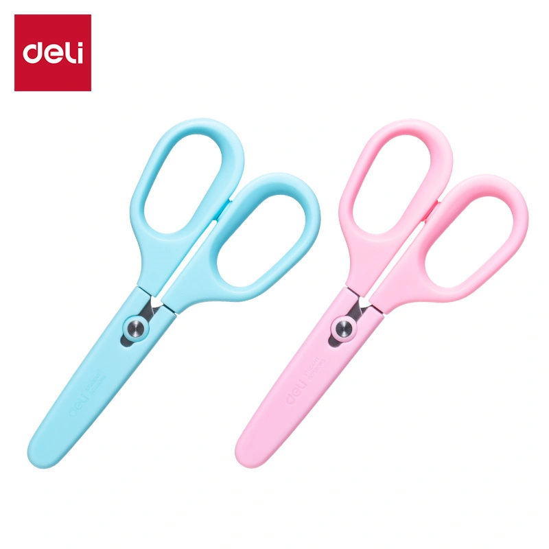 deli E6073 Scissors, Pink, Blue - Image 2