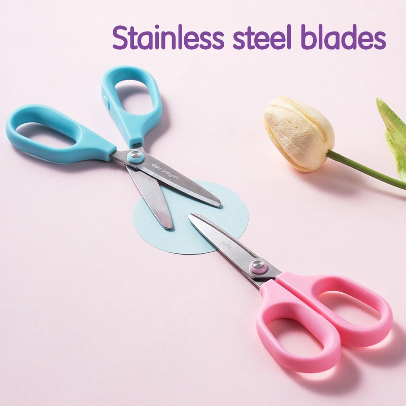 deli E6073 Scissors, Pink, Blue - Image 5