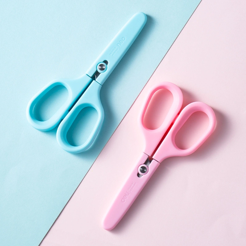 deli E6073 Scissors, Pink, Blue - Image 6
