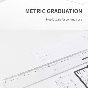 deli E6260 Ruler, 60cm, Transparent