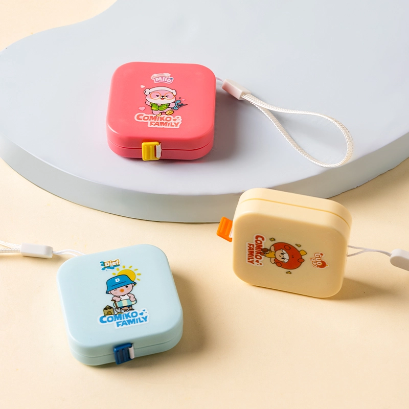 deli E79654 Comiko Family-Plastic Measure Tape, Pink, Bliue, Orange - Image 8