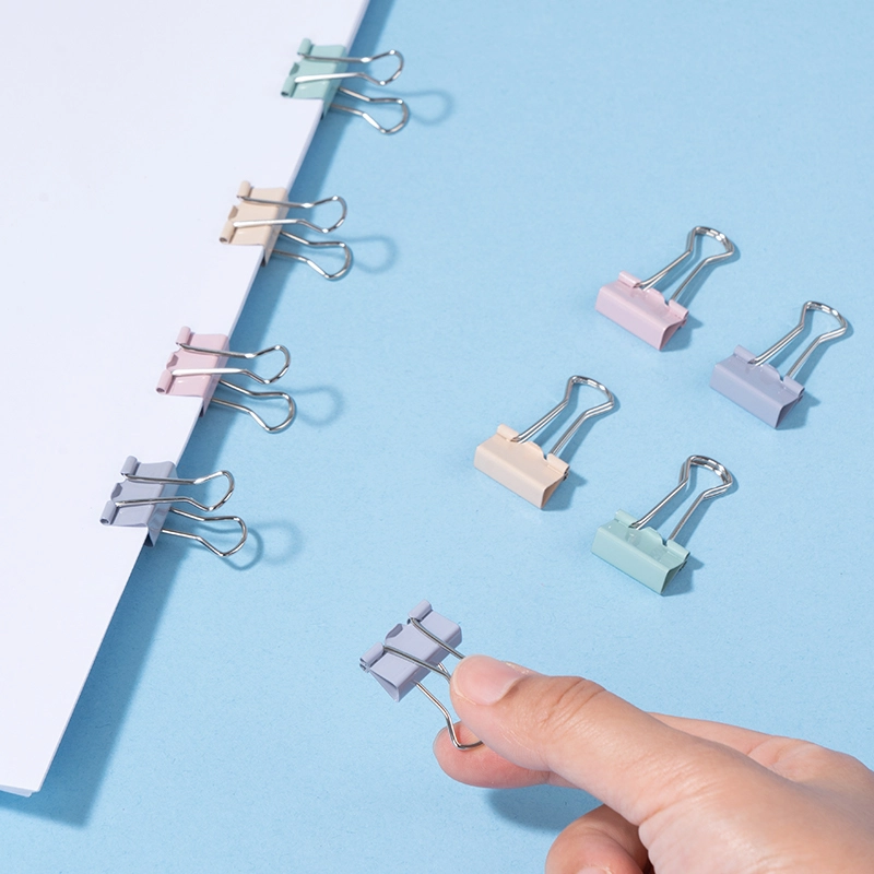 deli E8555C Fashion Binder Clips, 5# 19mm, Red, Yellow, Green, Blue - Image 5