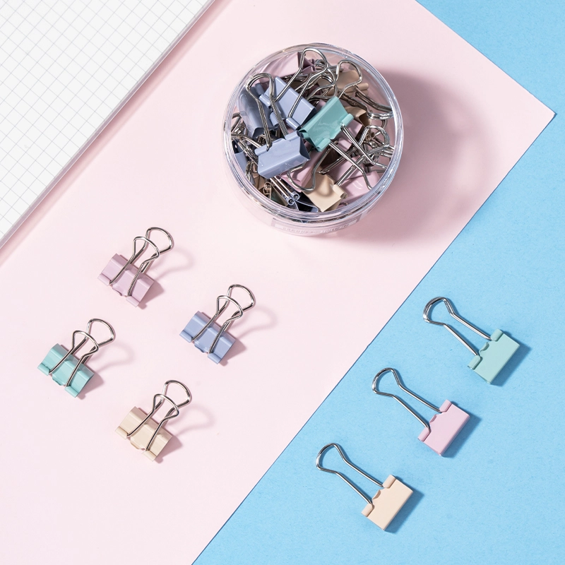 deli E8555C Fashion Binder Clips, 5# 19mm, Red, Yellow, Green, Blue - Image 7
