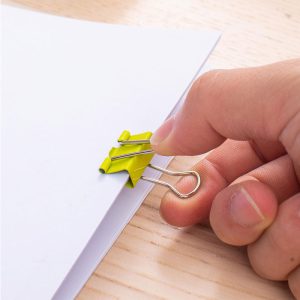 deli E8558 Effortless Binder Clip, 19mm, Assorted Colors