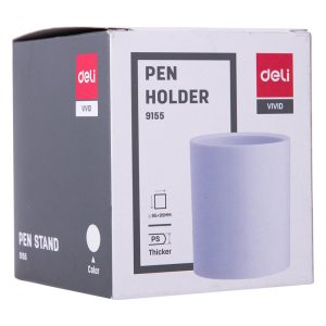 deli E9155 Pen Holder, φ85×95mm, Assorted Colors
