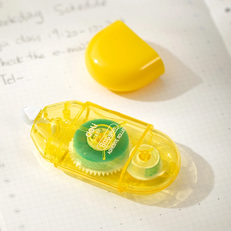 deli EA151 Adhesive Roller, 5mm*8m, Yellow - Image 3
