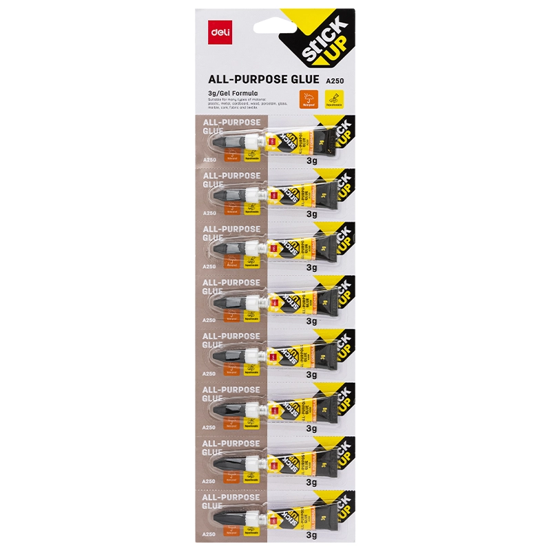 deli EA250 All-Purpose Glue, 3g, Transparent - Image 2