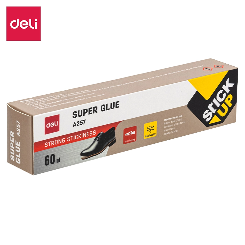 deli EA257 Super Glue, 60ml, Transparent