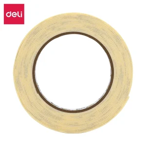 deli EA366 Double-Sided Mounting Tape, 12mm*5y*1.0mm 1 roll, White