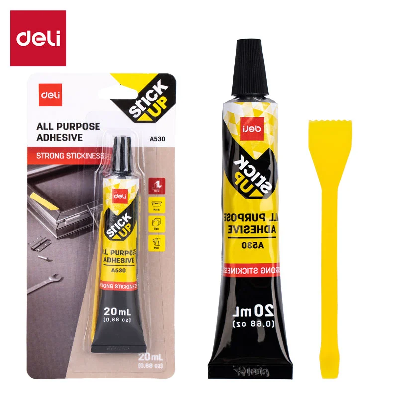 deli EA530 All-Purpose Glue, 20ml, Transparent - Image 2