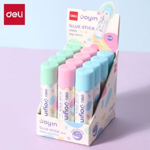 deli EA560 Glue Stick, Blue, Pink, Green