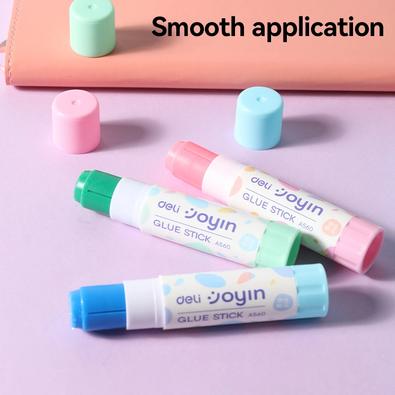 deli EA560 Glue Stick, Blue, Pink, Green - Image 3