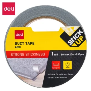 deli EA619 Duct Tape, 60mm*20m*230μm 1 roll, Silver