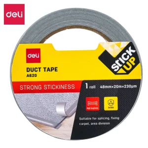 deli EA620 Duct Tape, 48mm*20m*230μm 1 roll, Silver
