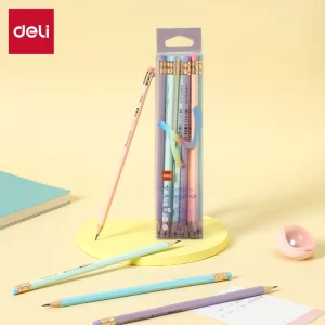 deli EC025-HB Graphite pencil, HB, Assorted Colors