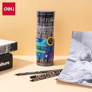 deli EC041-HB Graphite Pencil, Assorted Colors