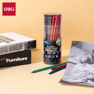 deli EC049-HB Graphite Pencil, Assorted Colors
