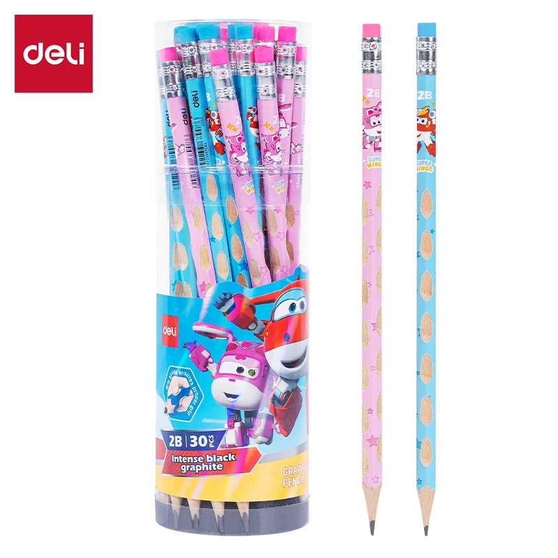 deli EC055-2B Graphite Pencil, Assorted Colors - Image 2