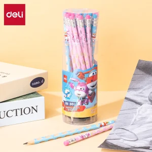 deli EC055-2B Graphite Pencil, Assorted Colors