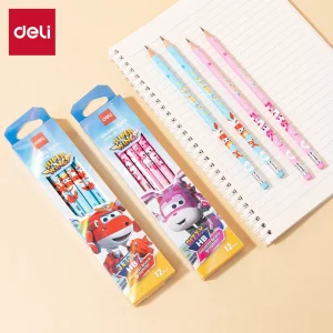 deli EC058-HB Graphite Pencil, Assorted Colors