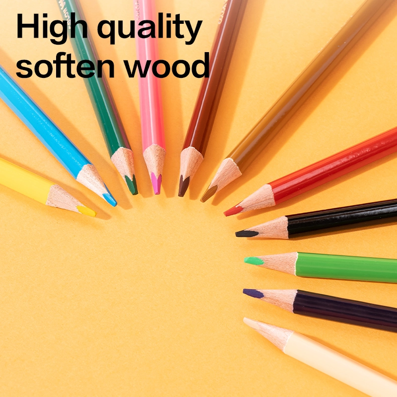 deli EC138-18 Colored Pencil, 18 Colors - Image 4