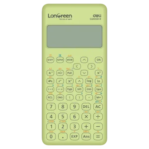 deli ED240SR-R Scientific Calculator, Green