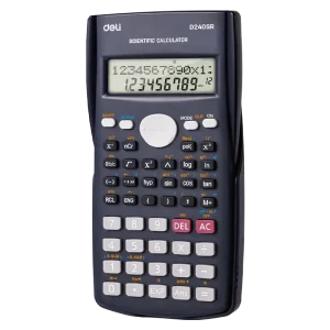 deli ED240SR Scientific Calculator, Dark Blue
