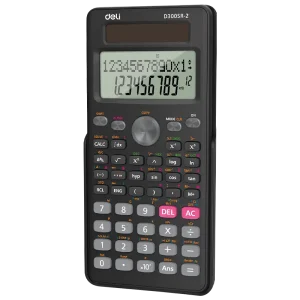deli ED300SR-2 Scientific Calculator, Dark Grey