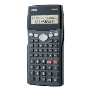 deli ED300SR Scientific Calculator, Dark Grey