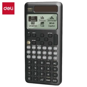 deli ED562UR Scientific Calculator, Black