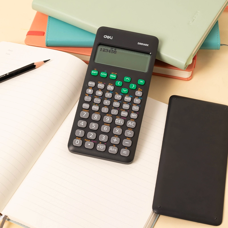 deli ED991ARX Scientific Calculator, 56F-8+2 digits, Black - Image 4