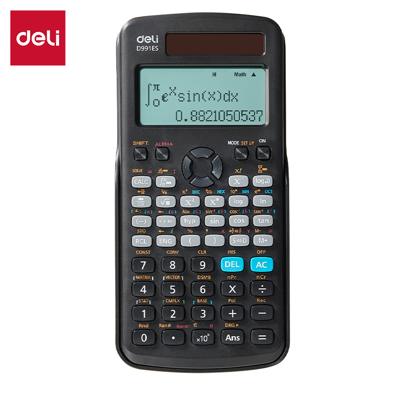deli ED991ES Scientific Calculator, 417F-textbook display, Black - Image 2