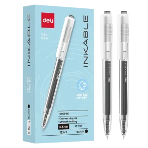 deli EG05S-BK Gel Pen, Black