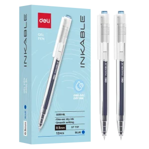 deli EG05S-BL Gel Pen, Blue