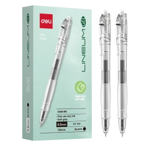 deli EG08S-BK Gel Pen, Black