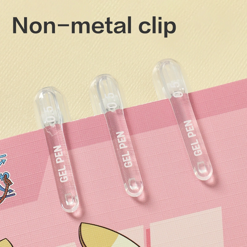 deli EG105-BL Gel Pen, Blue, Pink - Image 5