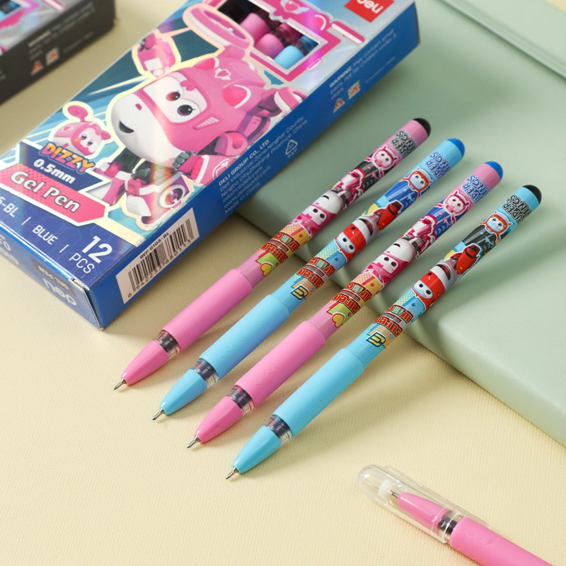 deli EG105-BL Gel Pen, Blue, Pink - Image 6