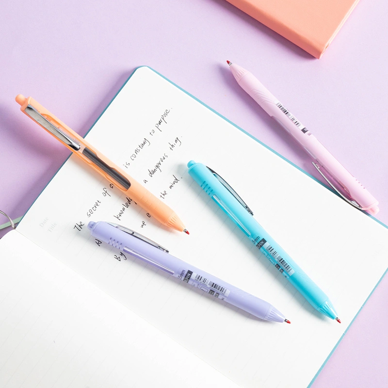 deli EG110-BK Gel Pen, Blue, Orange, Pink, Purple - Image 4