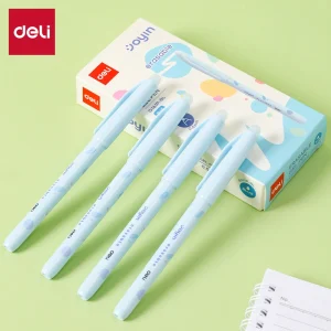 deli EG161P-BL Erasable Gel Pen, Blue