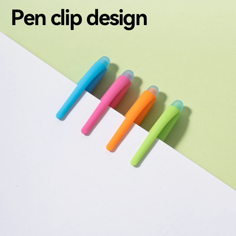deli EG163-BK Erasable Gel Pen, Pink, Red, Blue, Green - Image 3