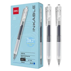 deli EG235-BL Gel Pen, Blue