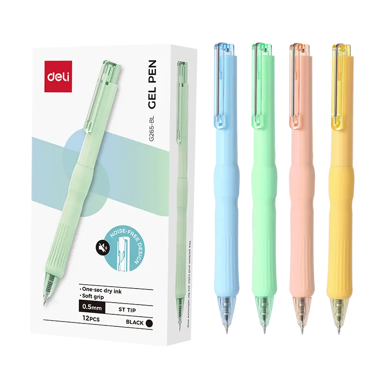 deli EG265-BK Gel Pen, Black