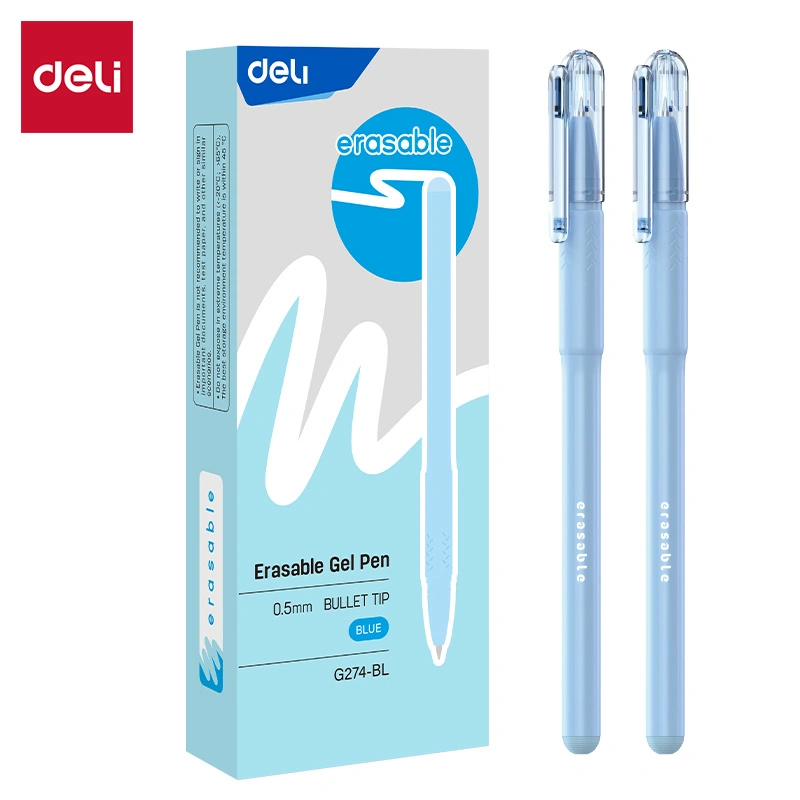 deli EG274-BL Erasable Gel Pen, Blue - Image 5